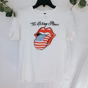 H&M rolling stones tee. Size x-small